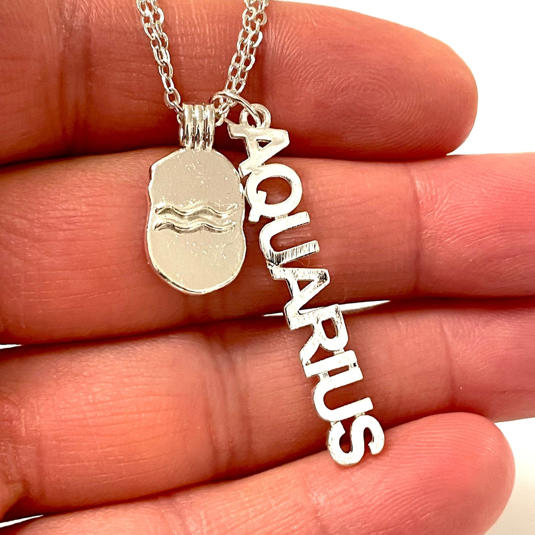 Silver Plated Brass Zodiac Horoscope Sign, Constellation Medallion Pendant,Celestial Astrology Charm-Chain&amp;Jump Rings Not Included