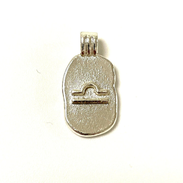 Silver Plated Brass Zodiac Horoscope Sign, Constellation Medallion Pendant, Celestial Astrology Charm for Necklace Jewelry Making