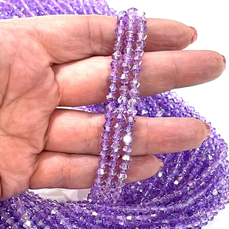 4mm Crystal Bicone Beads, PBC4B28