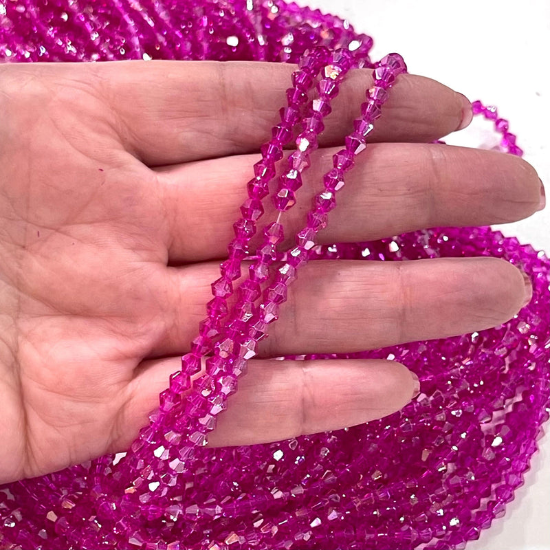 4mm Crystal Bicone Beads, PBC4B37
