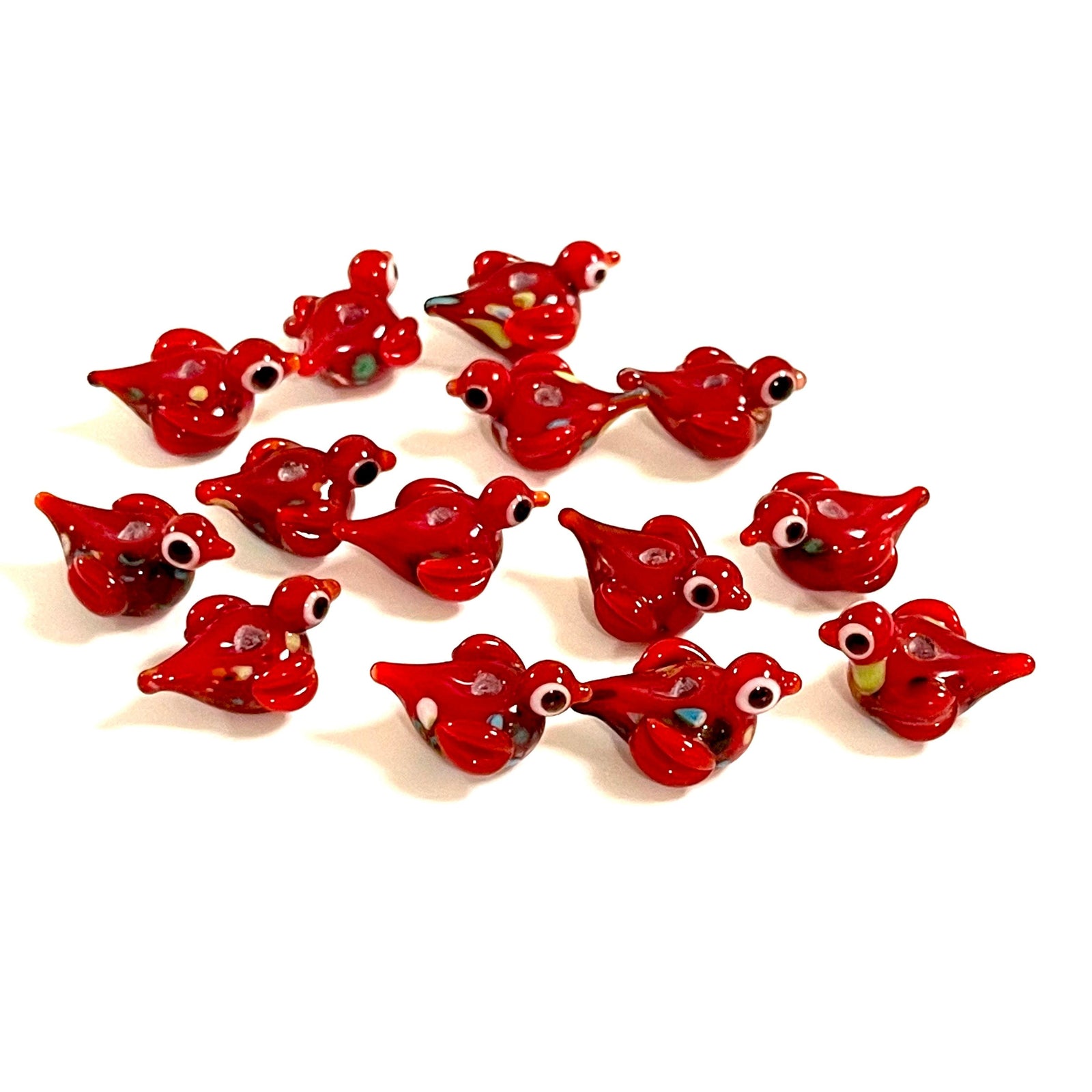 Hand Made Murano Glass Bird Charm