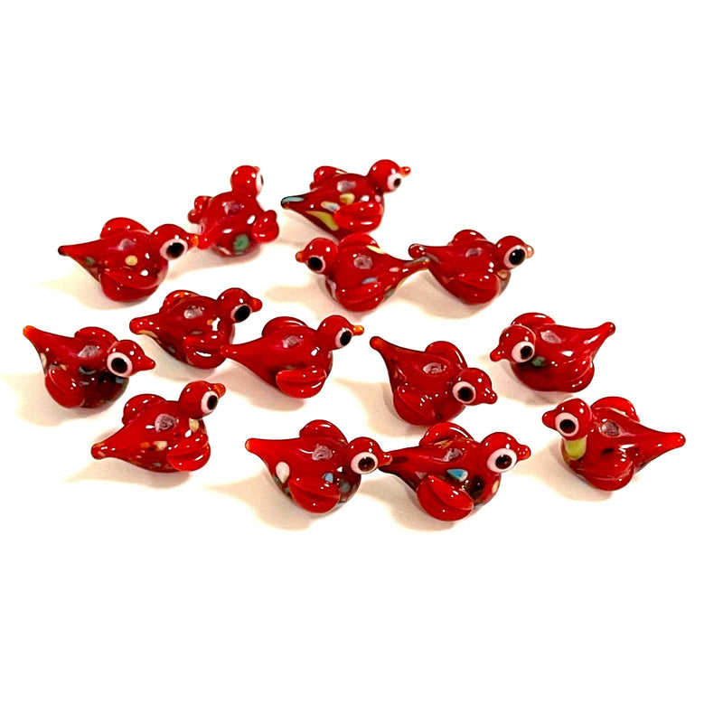 Hand Made Murano Glass Bird Charm