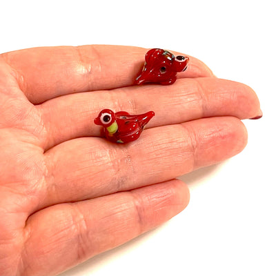 Hand Made Murano Glass Bird Charm