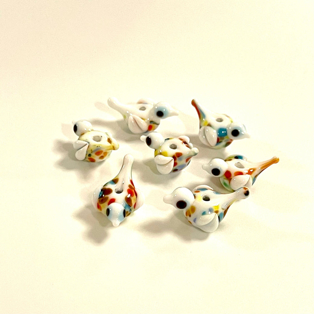 Hand Made Murano Glass Bird Charm
