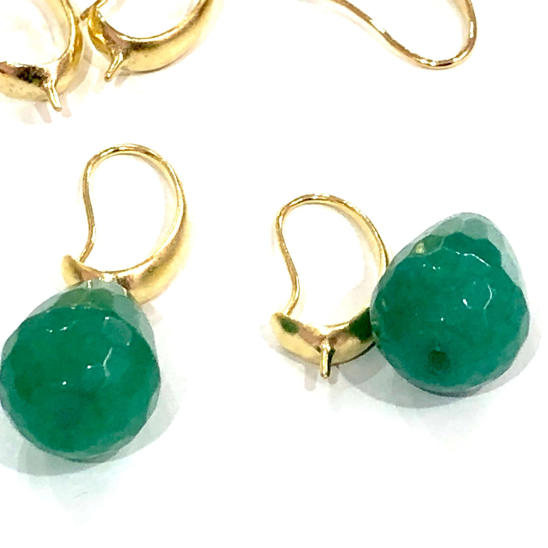 24Kt Gold Plated Brass Earrings, Gold Plated Earrings