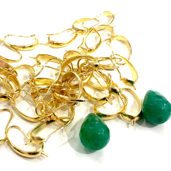 24Kt Gold Plated Brass Earrings, Gold Plated Earrings