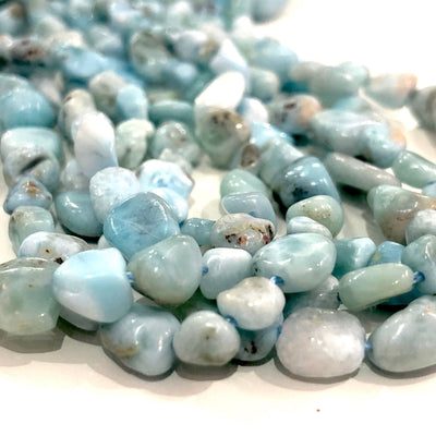 Pépites de pierres précieuses naturelles d'amazonite, véritables pépites d'amazonite, 55 perles