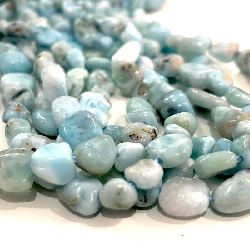 Amazonite Natural Gemstone Nuggets, Genuine Amazonite Nuggets, 55 Beads