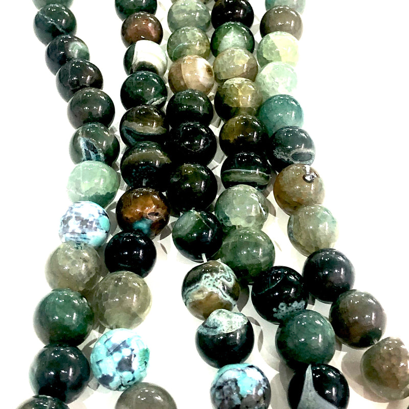 Indian Agate Natural Gemstone Chunky Round Beads 16mm, 24 Beads