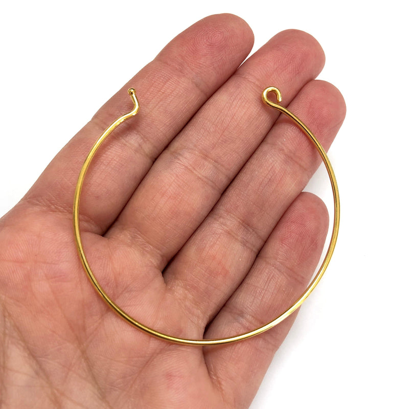 Gold Plated Bangle, Gold Bracelet Blank