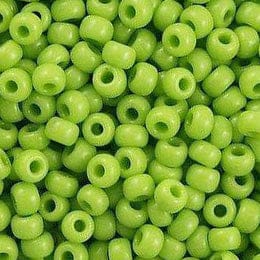 Miyuki Seed Beads 6/0  Opaque Chartreuse, 0416