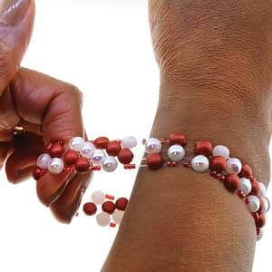 Meilleur cordon extensible pour bracelets de perles - Opelon 0.7mm White-5M