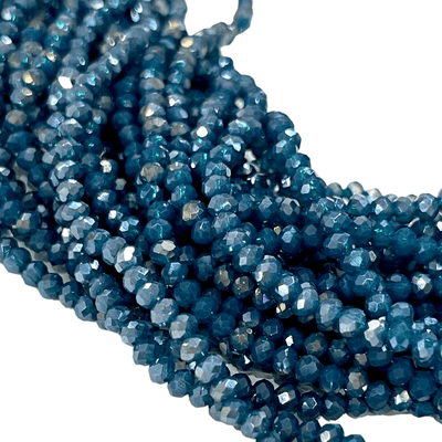 Crystal faceted rondelle 2mm Beads,  PBC2C79