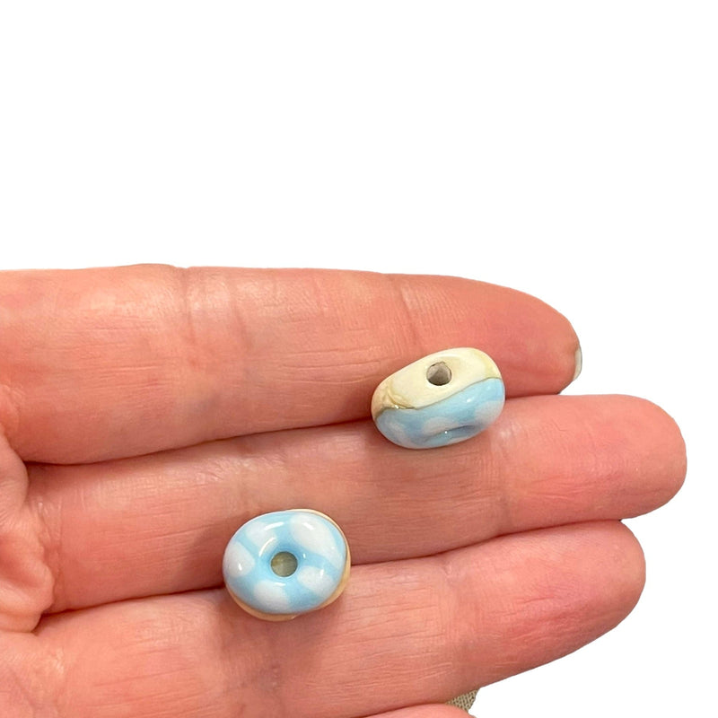 Hand Made Murano Glass Doughnut Charm