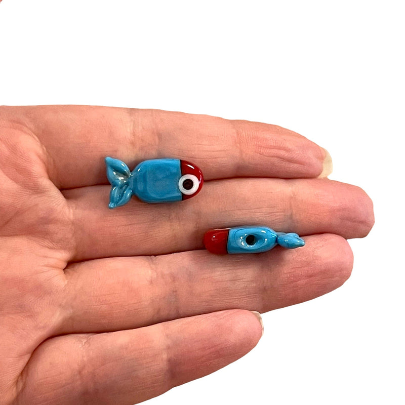 Hand Made Murano Glass Fish Charm