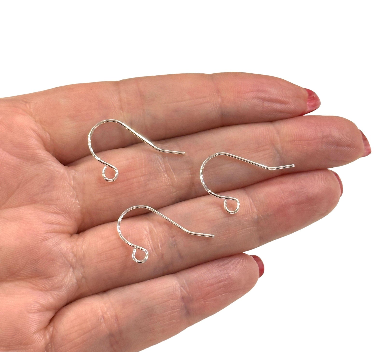 Silver Plated Earring Hooks, Earring Wires