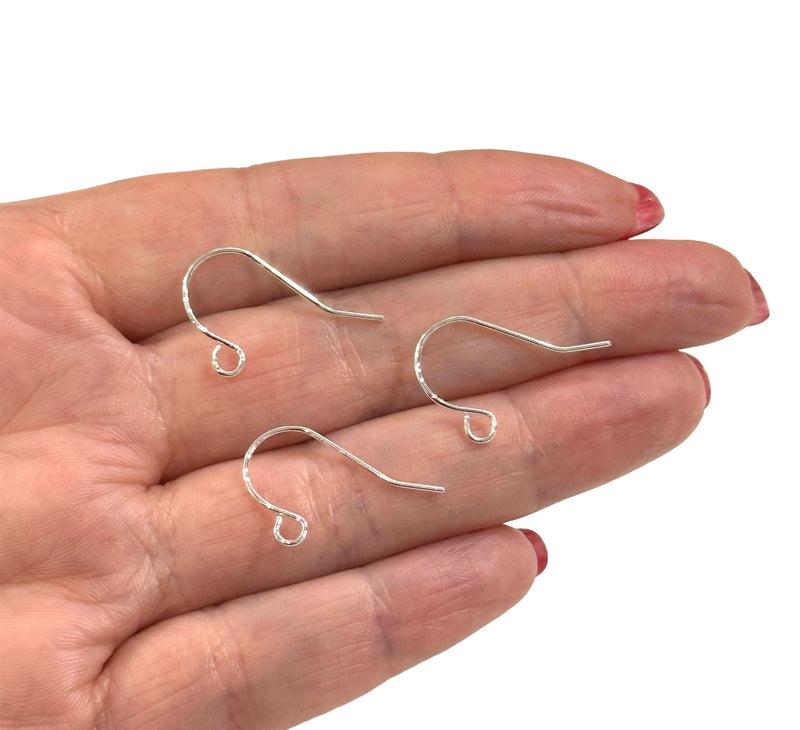 Silver Plated  Earring Hooks, Earring Wires