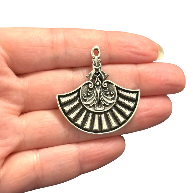 Antique Silver Plated Authentic Pendant