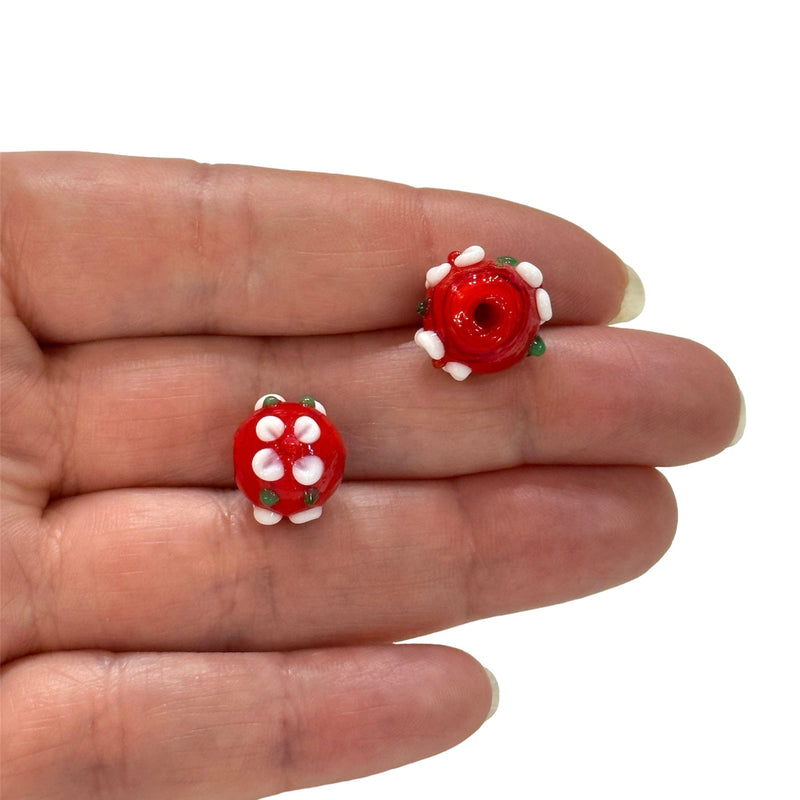 Hand Made Red BloomBeads