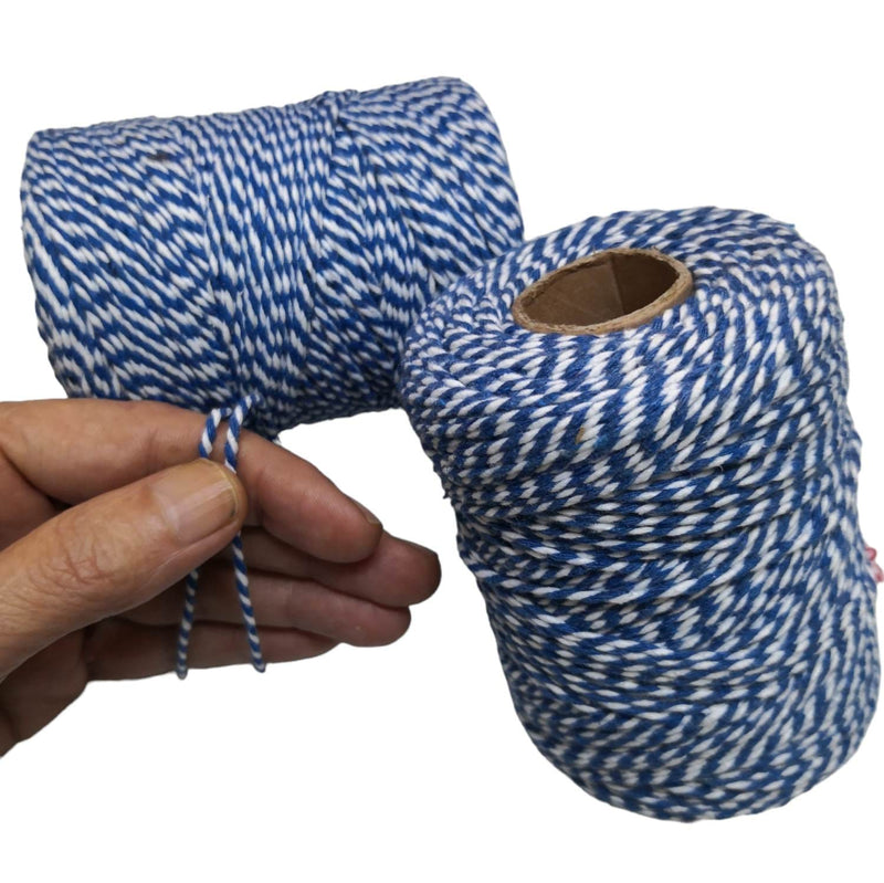 Bracelet Cord, Blue&White Cotton Bracelet,Jewellery Making Cord