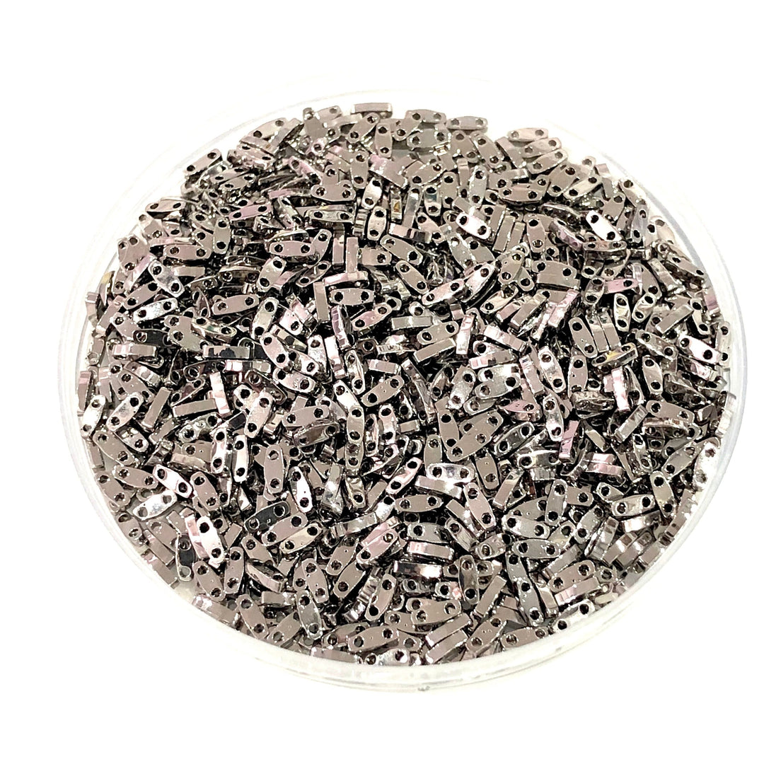 Miyuki Quarter Tila Beads 0190 Nickel Plated,