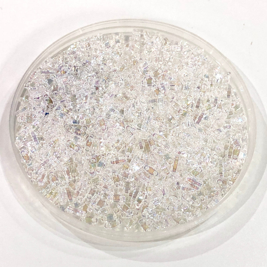 Miyuki Quarter Tila Beads 0250 Crystal AB,
