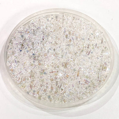 Miyuki Quarter Tila Beads 0250 Crystal AB,
