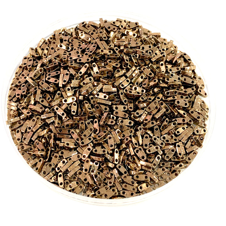Miyuki Quarter Tila Beads 0457 Metallic Dark Bronze,