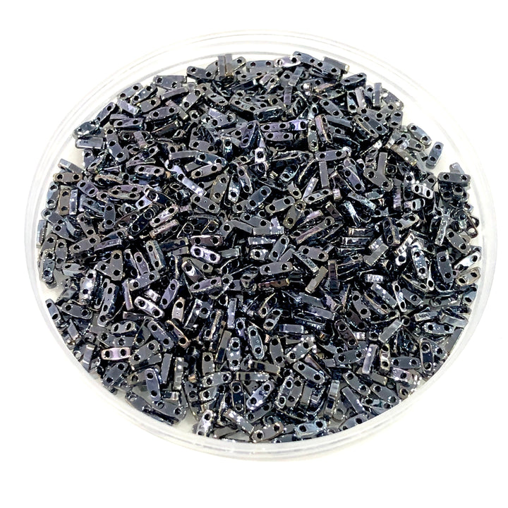 Miyuki Quarter Tila Beads 0464 Light Gunmetal,