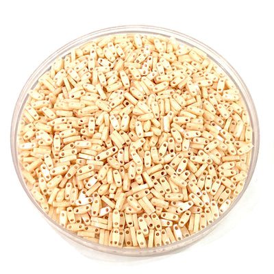 Miyuki Quarter Tila Beads 0593 Light Caramel Ceylon,