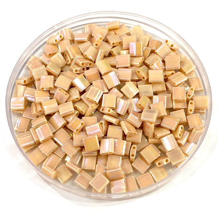 Miyuki Tila Beads TL0488 Opaque Pear AB,