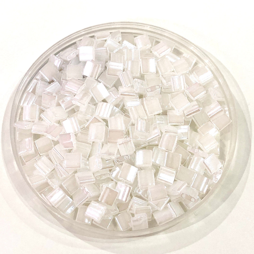 Miyuki Tila Beads TL0511 Crystal Ceylon,