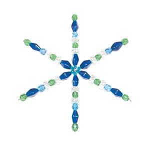 Christmas Snowflake Ornament Wire Form Set 6"-15cm,Christmas Decoration DIY Kit