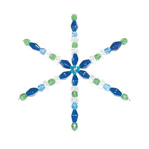 Christmas Snowflake Ornament Wire Form Set 9"-23cm,Christmas Decoration DIY Kit