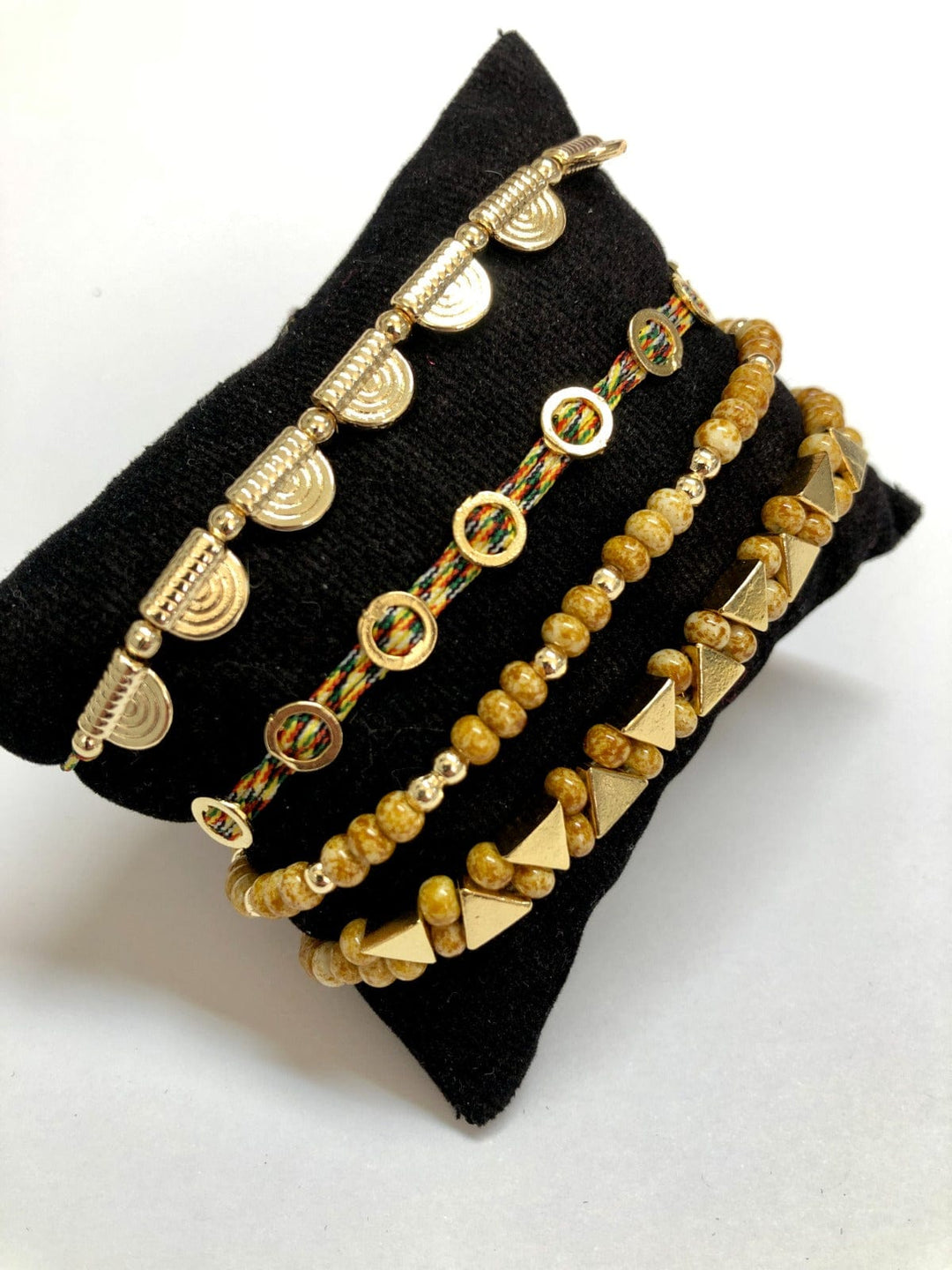 24Kt Matte Gold Plated Flat Round Spacer Charms, 10 pcs in a pack