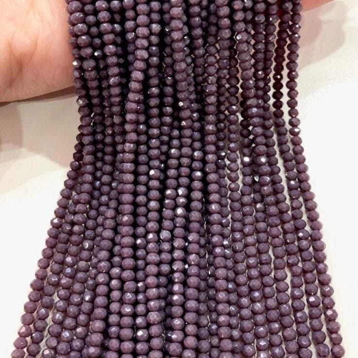 Crystal faceted rondelle - 150 pcs -3mm - full strand - PBC3C61, Crystal Beads,Beads, glass beads, beads crystal rondelle beads £1.5