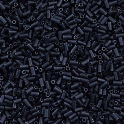 Miyuki Bugles size 3mm 2001 Matte Gunmetal 10 grams.