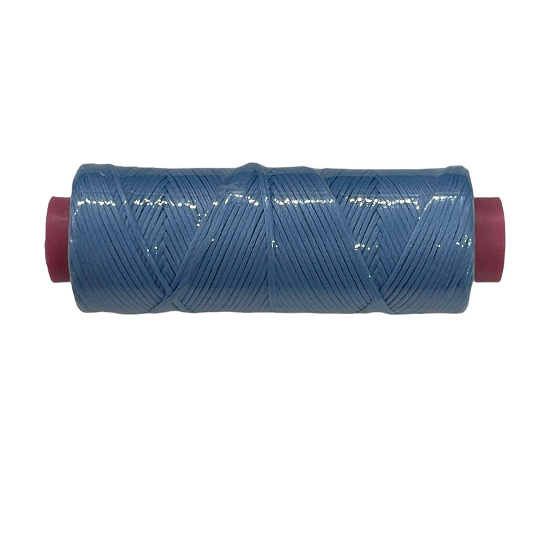 Bue-1 mm Cordon coton, cordon macramé, shamballa, cordon bracelet bobine 100 mètres