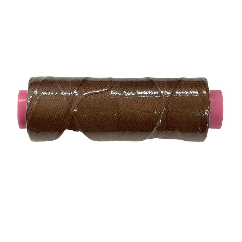 Marron-1 mm Cordon coton, cordon macramé, shamballa, cordon bracelet bobine 100 mètres