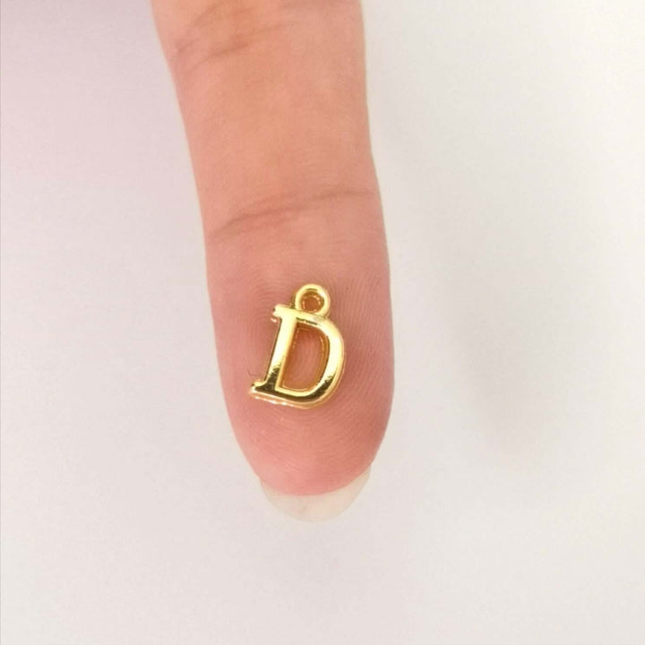 24Kt Gold Plated Brass Initial Charms