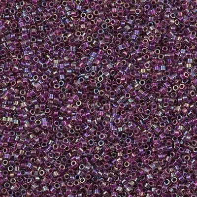 DB0056 Lined Magenta AB, Miyuki Delica 11/0