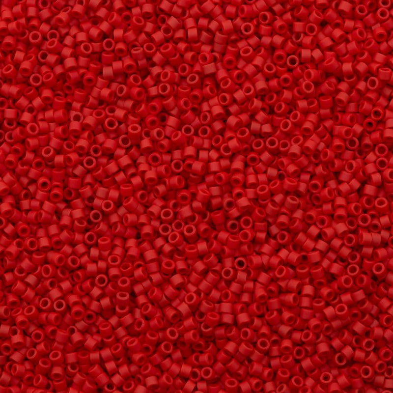 DB0753 Opaque Dark Red Matted, Miyuki Delica 11/0 £2.5