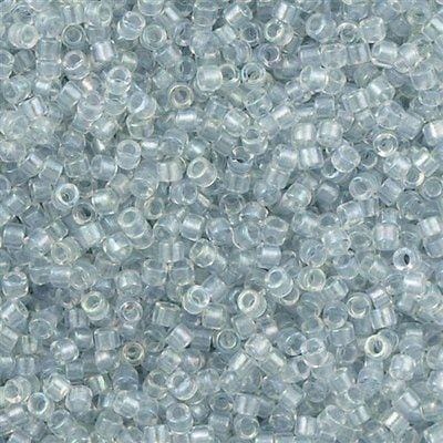 DB1677 - Pearl Lined Transparent Pale Grey AB, Miyuki Delica 11/0 £2.5