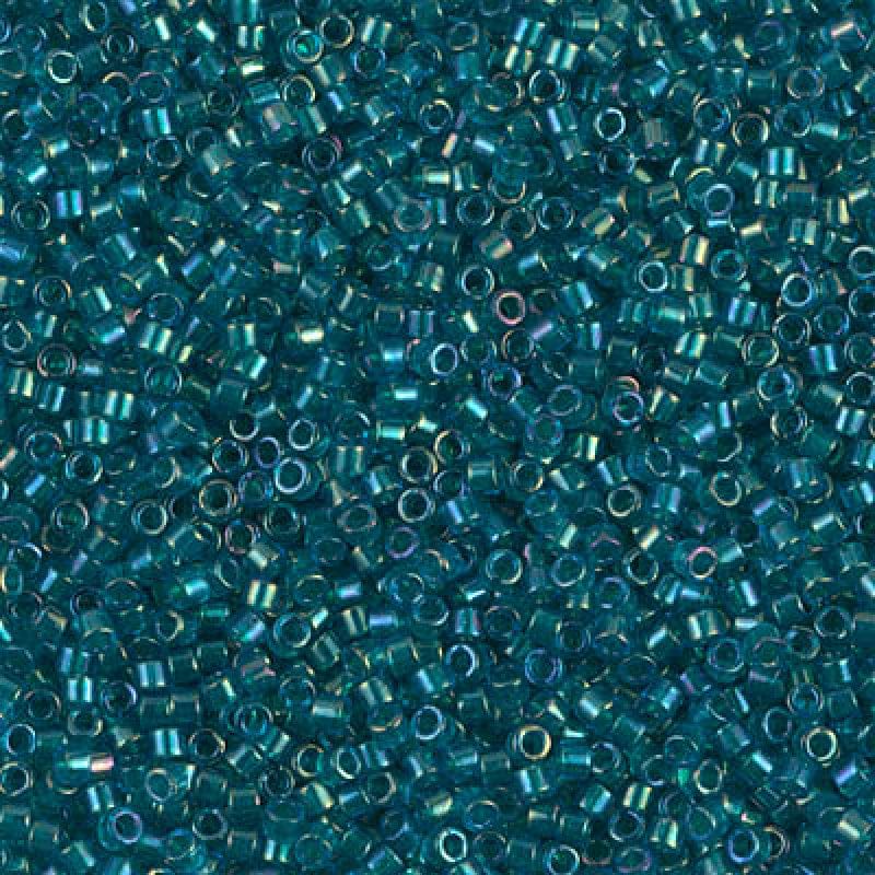 DB1764 - Emerald Lined Aqua AB, Miyuki Delica 11/0