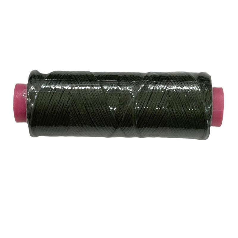Dunkelgrün-1 mm Baumwollkordel, Makrameekordel, Shamballa, Armbandkordel, 100-Meter-Rolle