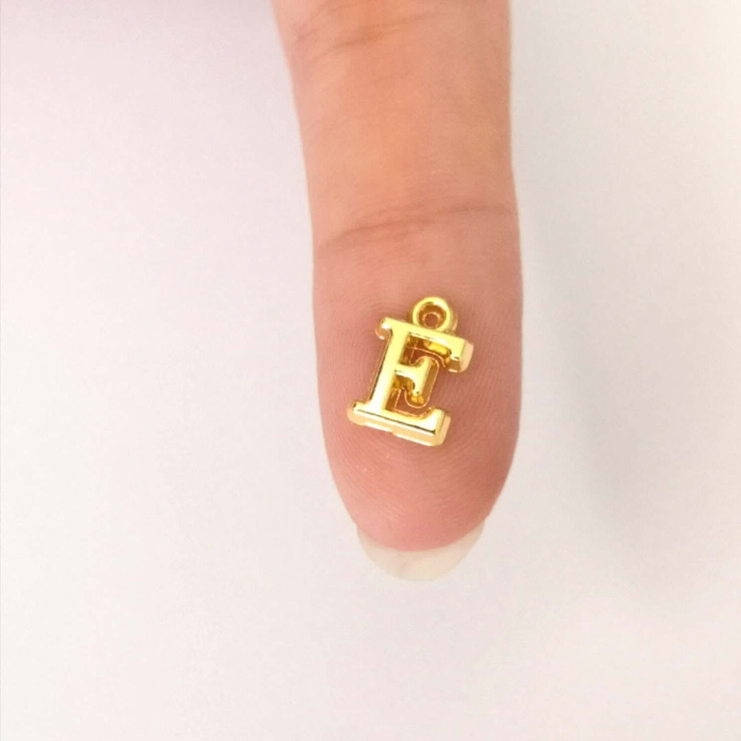24Kt Gold Plated Brass Initial Charms