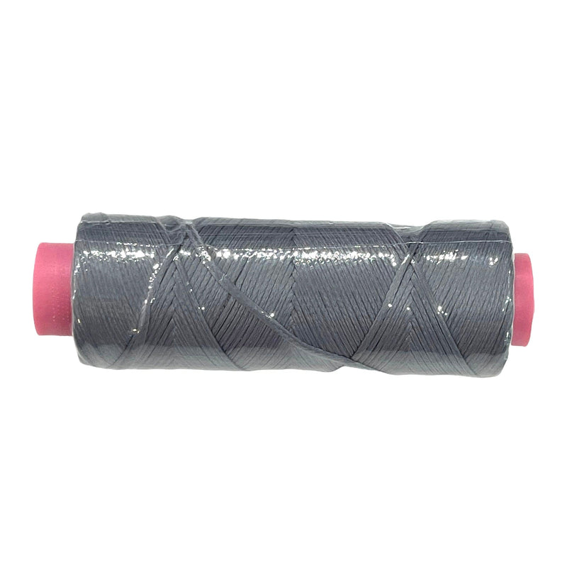 Grau-1 mm Baumwollkordel, Makrameekordel, Shamballa, Armbandkordel, 100-Meter-Rolle