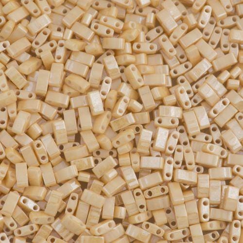 Miyuki Half Tila Beads HTL0593 Lt Caramel Ceylon,