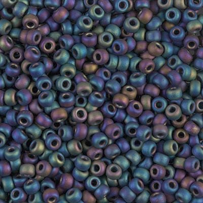Miyuki Seed Beads 8/0  Matted Multi Iris , 0401FR £2.5