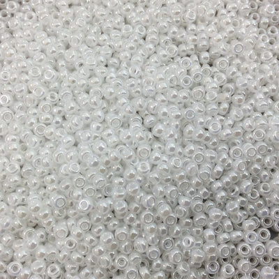 Miyuki Seed Beads 8/0   White Ceylon , 0528 £3